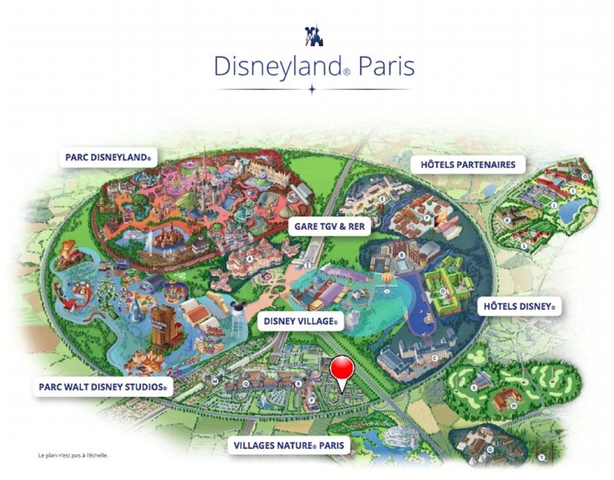 Le Cartier Appt F3, 7Mn Disneyland, Parking,Terrace Serris Eksteriør bilde