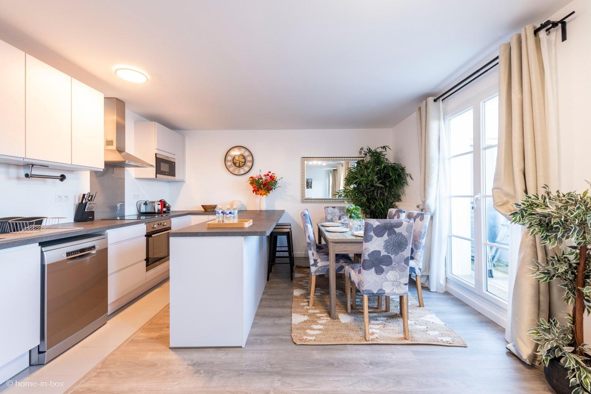 Le Cartier Appt F3, 7Mn Disneyland, Parking,Terrace Serris Eksteriør bilde