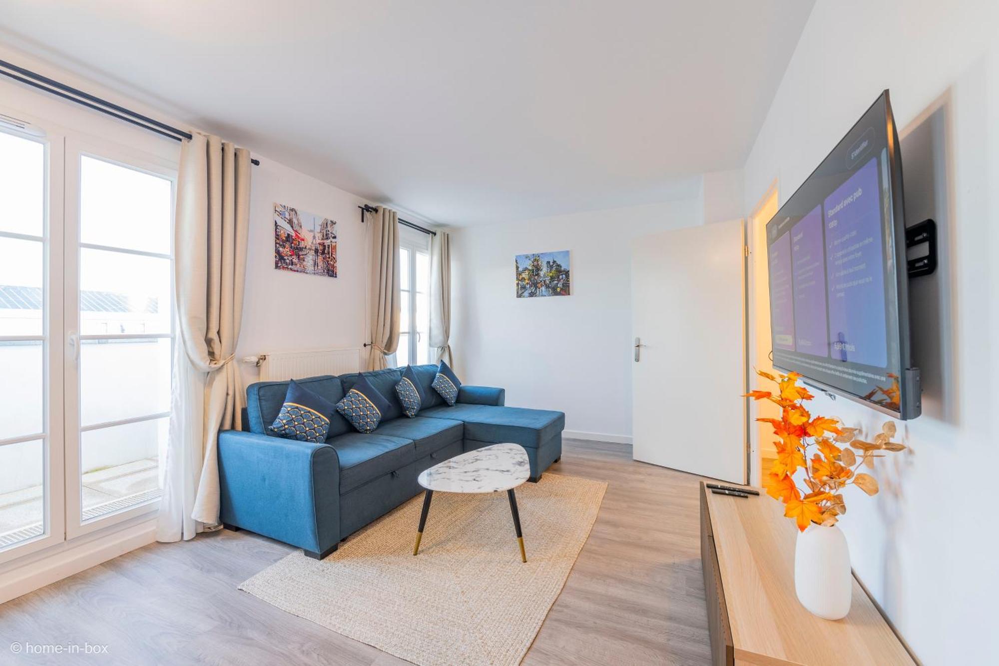 Le Cartier Appt F3, 7Mn Disneyland, Parking,Terrace Serris Eksteriør bilde