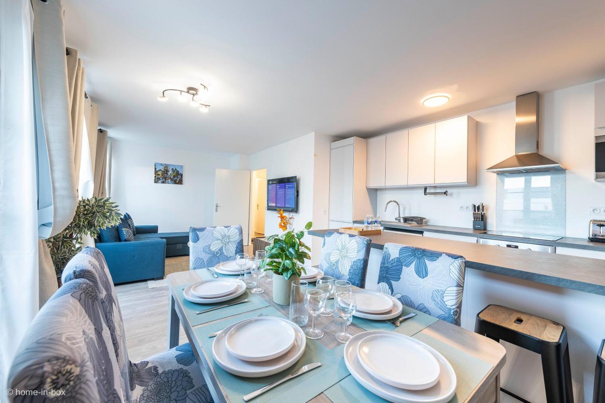 Le Cartier Appt F3, 7Mn Disneyland, Parking,Terrace Serris Eksteriør bilde