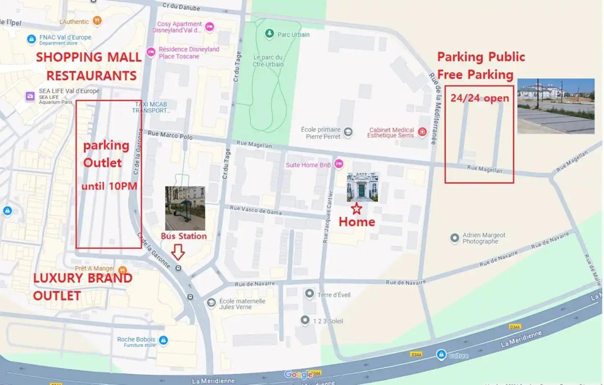 Le Cartier Appt F3, 7Mn Disneyland, Parking,Terrace Serris Eksteriør bilde