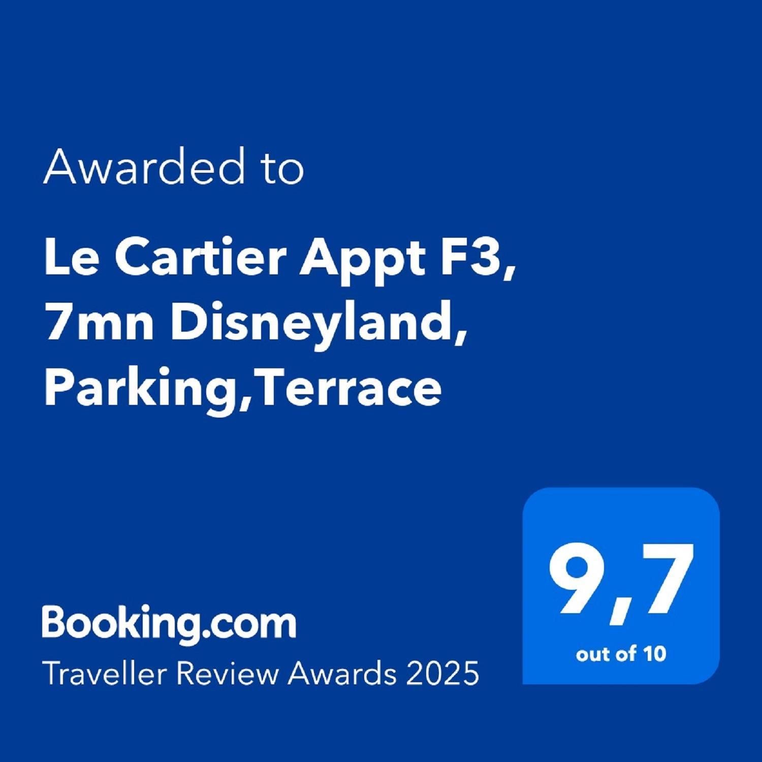 Le Cartier Appt F3, 7Mn Disneyland, Parking,Terrace Serris Eksteriør bilde